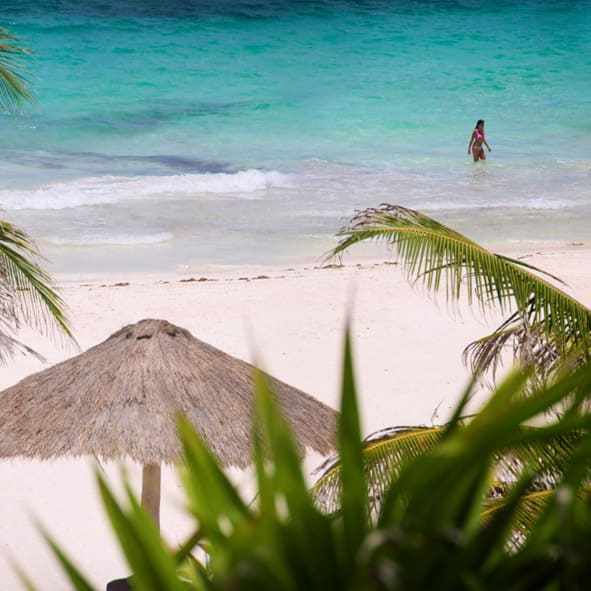 Relajarse en las bellas playas – RIVIERA MAYA, PLAYAS